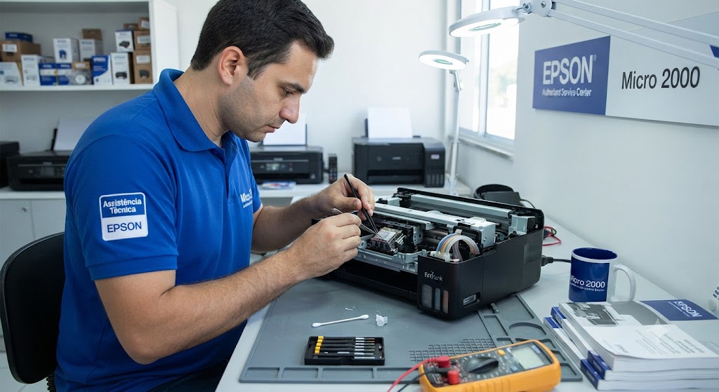 Limpeza e Manutenção de Impressoras Jato de Tinta (Autorizada Epson)